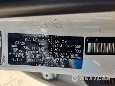 Zdjęcie 12 z 12 samochodu: 2026 KIA K4 LXS VIN:3KPFT4DE5TE307562 - miniatura