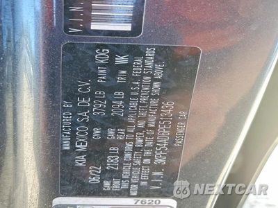 Zdjęcie 13 z 13 samochodu: 2023 KIA FORTE GT LINE VIN:3KPF54AD6PE513436 - miniatura