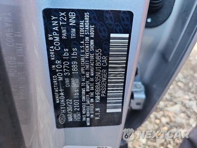 Zdjęcie 13 z 13 samochodu: 2022 HYUNDAI VENUE SE VIN:KMHRB8A35NU180855 - miniatura