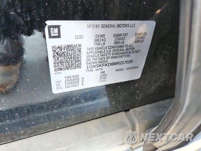 Zdjęcie 13 z 13 samochodu: 2021 CHEVROLET SUBURBAN K1500 PREMIER VIN:1GNSKFKD6MR217020 - miniatura
