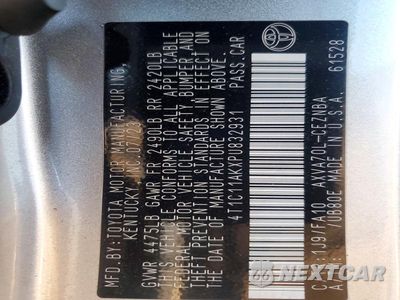 Zdjęcie 13 z 13 samochodu: 2023 TOYOTA CAMRY LE VIN:4T1C11AKXPU832931 - miniatura