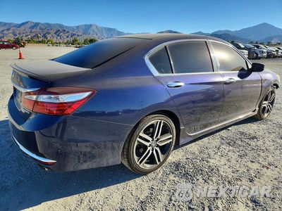 Trzecie zdjęcie samochodu z tyłu: 2017 HONDA ACCORD SPORT VIN:1HGCR2F52HA172197 - miniatura