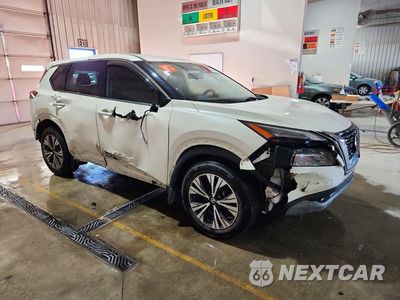 Czwarte zdjęcie samochodu z boku: 2021 NISSAN ROGUE SV VIN:JN8AT3BB2MW209646 - miniatura