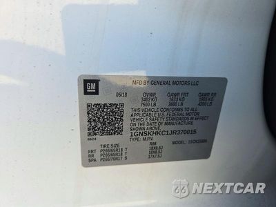 Zdjęcie 14 z 14 samochodu: 2018 CHEVROLET SUBURBAN K1500 LT VIN:1GNSKHKC1JR370015 - miniatura