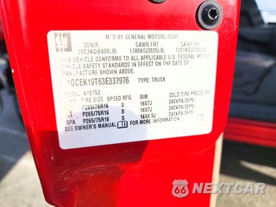 Zdjęcie 12 z 12 samochodu: 2003 CHEVROLET SILVERADO K1500 VIN:1GCEK19T63E337976 - miniatura