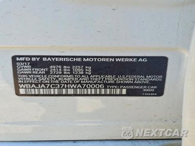 Zdjęcie 12 z 12 samochodu: 2017 BMW 530 XI VIN:WBAJA7C37HWA70006 - miniatura