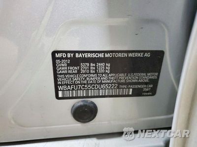 Zdjęcie 12 z 12 samochodu: 2012 BMW 535 XI VIN:WBAFU7C55CDU65222 - miniatura