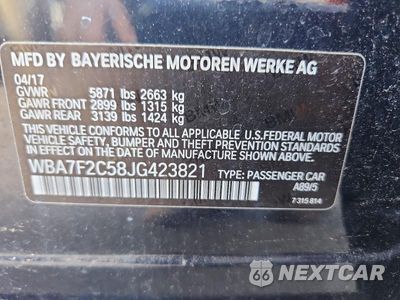 Zdjęcie 12 z 12 samochodu: 2018 BMW 750 XI VIN:WBA7F2C58JG423821 - miniatura
