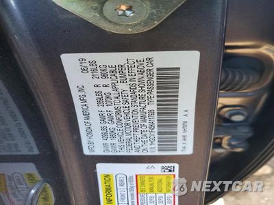 Zdjęcie 12 z 12 samochodu: 2019 HONDA ACCORD EX VIN:1HGCV1F45KA117926 - miniatura