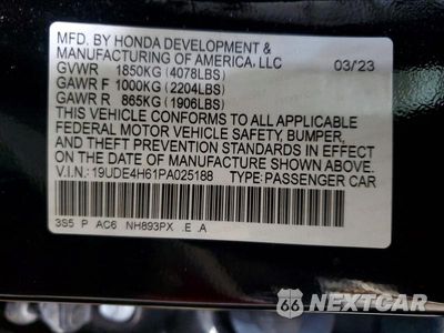 Zdjęcie 12 z 12 samochodu: 2023 ACURA INTEGRA A-SPEC TECH VIN:19UDE4H61PA025188 - miniatura