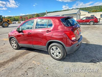 Drugie zdjęcie samochodu z przodu: 2016 CHEVROLET TRAX LS VIN:3GNCJKSB0GL271875 - miniatura