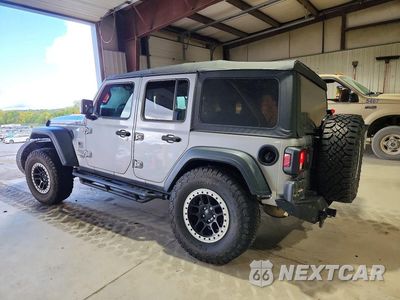 Drugie zdjęcie samochodu z przodu: 2018 JEEP WRANGLER UNLIMITED SPORT VIN:1C4HJXDG8JW128906 - miniatura