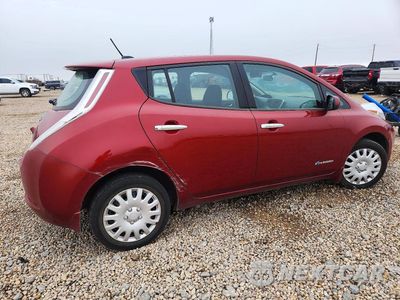 Trzecie zdjęcie samochodu z tyłu: 2015 NISSAN LEAF S VIN:1N4AZ0CP0FC332388 - miniatura