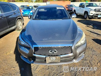 Piąte zdjęcie samochodu w środku: 2015 INFINITI Q50 PREMIUM VIN:JN1BV7AR3FM391584 - miniatura