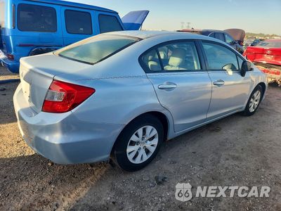 Trzecie zdjęcie samochodu z tyłu: 2012 HONDA CIVIC LX VIN:19XFB2F51CE329210 - miniatura