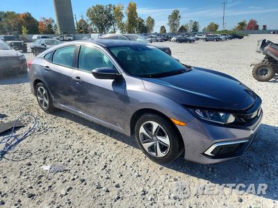 Czwarte zdjęcie samochodu z boku: 2020 HONDA CIVIC LX VIN:2HGFC2F62LH501966 - miniatura