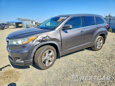 2015 TOYOTA HIGHLANDER LIMITED 5TDDKRFH7FS092078 - główne zdjęcie licytacji z USA - miniatura