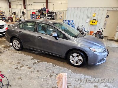 Czwarte zdjęcie samochodu z boku: 2013 HONDA CIVIC LX VIN:19XFB2F52DE027300 - miniatura