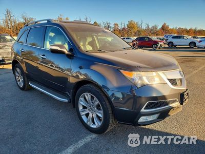 Czwarte zdjęcie samochodu z boku: 2013 ACURA MDX ADVANCE VIN:2HNYD2H81DH512424 - miniatura