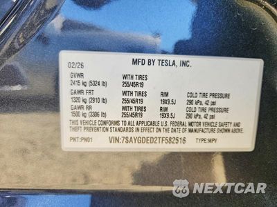 Zdjęcie 13 z 13 samochodu: 2026 TESLA MODEL Y VIN:7SAYGDED2TF582516 - miniatura