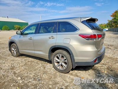 Drugie zdjęcie samochodu z przodu: 2014 TOYOTA HIGHLANDER XLE VIN:5TDJKRFH2ES046966 - miniatura