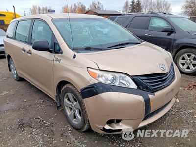 Czwarte zdjęcie samochodu z boku: 2012 TOYOTA SIENNA BASE 7-PASSENGER VIN:5TDZK3DC4CS242413 - miniatura