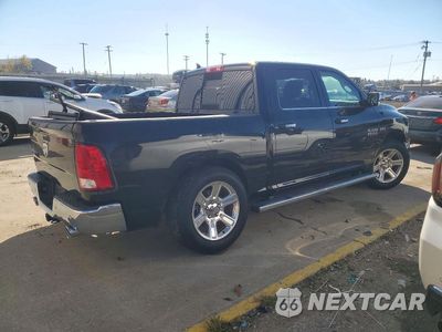 Trzecie zdjęcie samochodu z tyłu: 2018 RAM 1500 SLT VIN:1C6RR6LT8JS195042 - miniatura