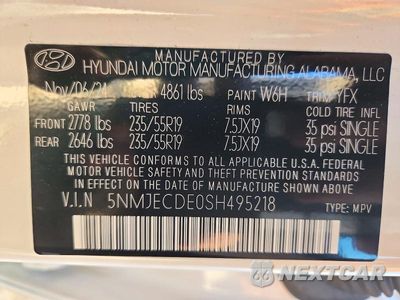 Zdjęcie 12 z 12 samochodu: 2025 HYUNDAI TUCSON LIMITED VIN:5NMJECDE0SH495218 - miniatura