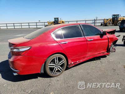 Trzecie zdjęcie samochodu z tyłu: 2017 HONDA ACCORD SPORT VIN:1HGCR2F54HA241990 - miniatura