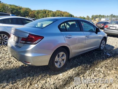 Trzecie zdjęcie samochodu z tyłu: 2013 HONDA CIVIC LX VIN:19XFB2F54DE282742 - miniatura
