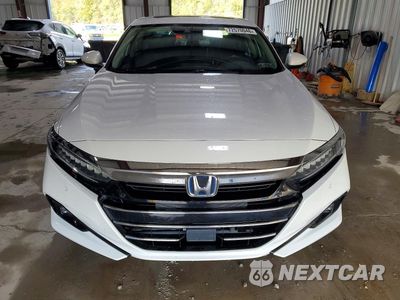 Piąte zdjęcie samochodu w środku: 2021 HONDA ACCORD TOURING HYBRID VIN:1HGCV3F95MA022468 - miniatura