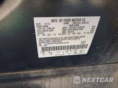 Zdjęcie 13 z 13 samochodu: 2016 FORD EXPLORER XLT VIN:1FM5K8D85GGB32246 - miniatura