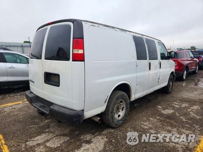 Trzecie zdjęcie samochodu z tyłu: 2008 CHEVROLET EXPRESS G2500 VIN:1GCGG25C281131669 - miniatura
