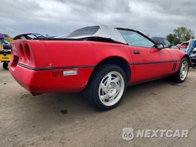 Trzecie zdjęcie samochodu z tyłu: 1990 CHEVROLET CORVETTE VIN:1G1YY3386L5106709 - miniatura