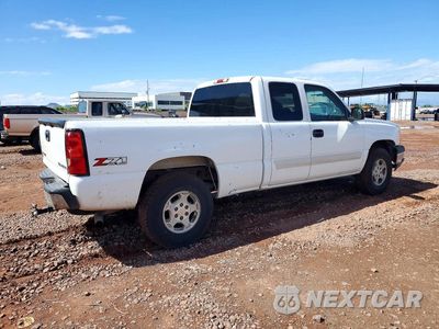 Trzecie zdjęcie samochodu z tyłu: 2003 CHEVROLET SILVERADO K1500 VIN:2GCEK19T131120885 - miniatura