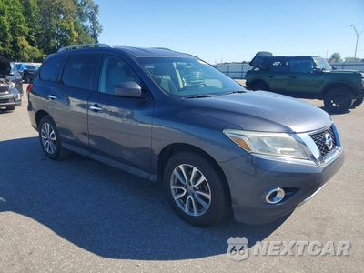 Czwarte zdjęcie samochodu z boku: 2014 NISSAN PATHFINDER SV VIN:5N1AR2MNXEC682852 - miniatura