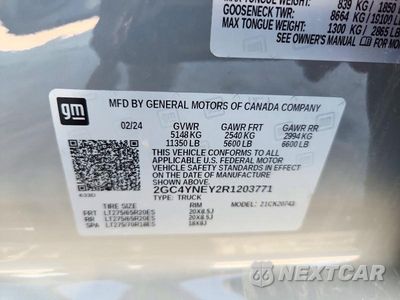 Zdjęcie 12 z 12 samochodu: 2024 CHEVROLET SILVERADO K2500 HEAVY DUTY LT VIN:2GC4YNEY2R1203771 - miniatura