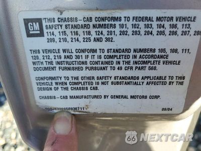 Zdjęcie 12 z 12 samochodu: 2005 CHEVROLET SILVERADO K3500 VIN:1GBJK33265F836711 - miniatura