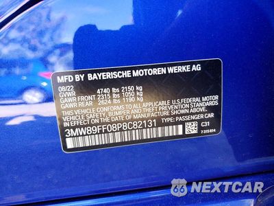 Zdjęcie 12 z 12 samochodu: 2023 BMW 330XI VIN:3MW89FF08P8C82131 - miniatura
