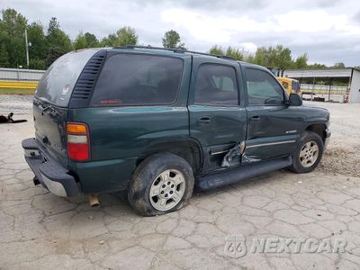 Trzecie zdjęcie samochodu z tyłu: 2002 CHEVROLET TAHOE C1500 VIN:1GNEC13Z02J162678 - miniatura
