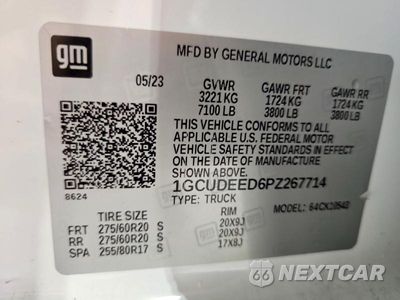 Zdjęcie 12 z 12 samochodu: 2023 CHEVROLET SILVERADO K1500 RST VIN:1GCUDEED6PZ267714 - miniatura