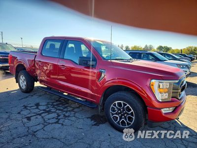 Czwarte zdjęcie samochodu z boku: 2022 FORD F150 SUPERCREW VIN:1FTFW1E52NFC37595 - miniatura