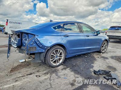 Trzecie zdjęcie samochodu z tyłu: 2019 FORD FUSION SEL VIN:3FA6P0CD0KR253901 - miniatura