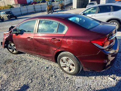 Drugie zdjęcie samochodu z przodu: 2013 HONDA CIVIC LX VIN:19XFB2F54DE024088 - miniatura