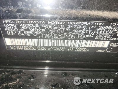 Zdjęcie 14 z 14 samochodu: 2015 LEXUS GS 350 VIN:JTHBE1BL6FA001825 - miniatura