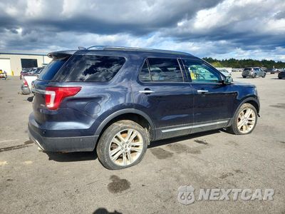 Trzecie zdjęcie samochodu z tyłu: 2017 FORD EXPLORER LIMITED VIN:1FM5K8F80HGB85547 - miniatura