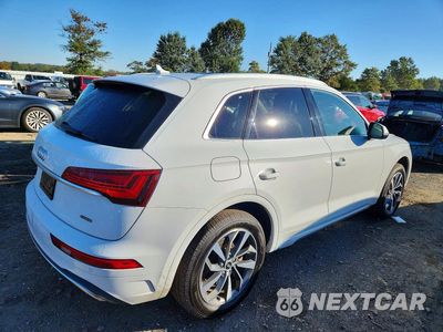 Trzecie zdjęcie samochodu z tyłu: 2021 AUDI Q5 PREMIUM VIN:WA1AAAFY9M2098020 - miniatura