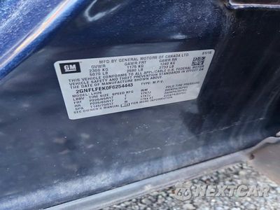 Zdjęcie 13 z 13 samochodu: 2015 CHEVROLET EQUINOX LT VIN:2GNFLFEK0F6254443 - miniatura