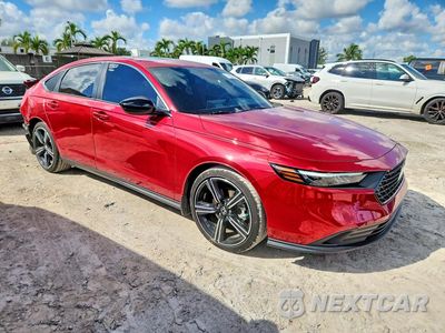 Czwarte zdjęcie samochodu z boku: 2025 HONDA ACCORD HYBRID SPORT VIN:1HGCY2F57SA084689 - miniatura