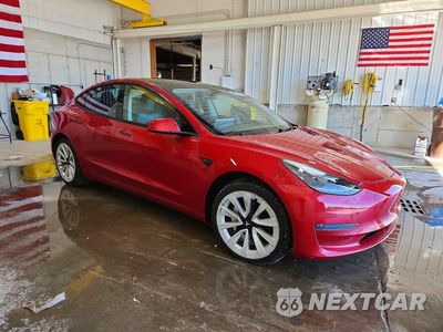 Czwarte zdjęcie samochodu z boku: 2023 TESLA MODEL 3 VIN:5YJ3E1EA7PF451346 - miniatura